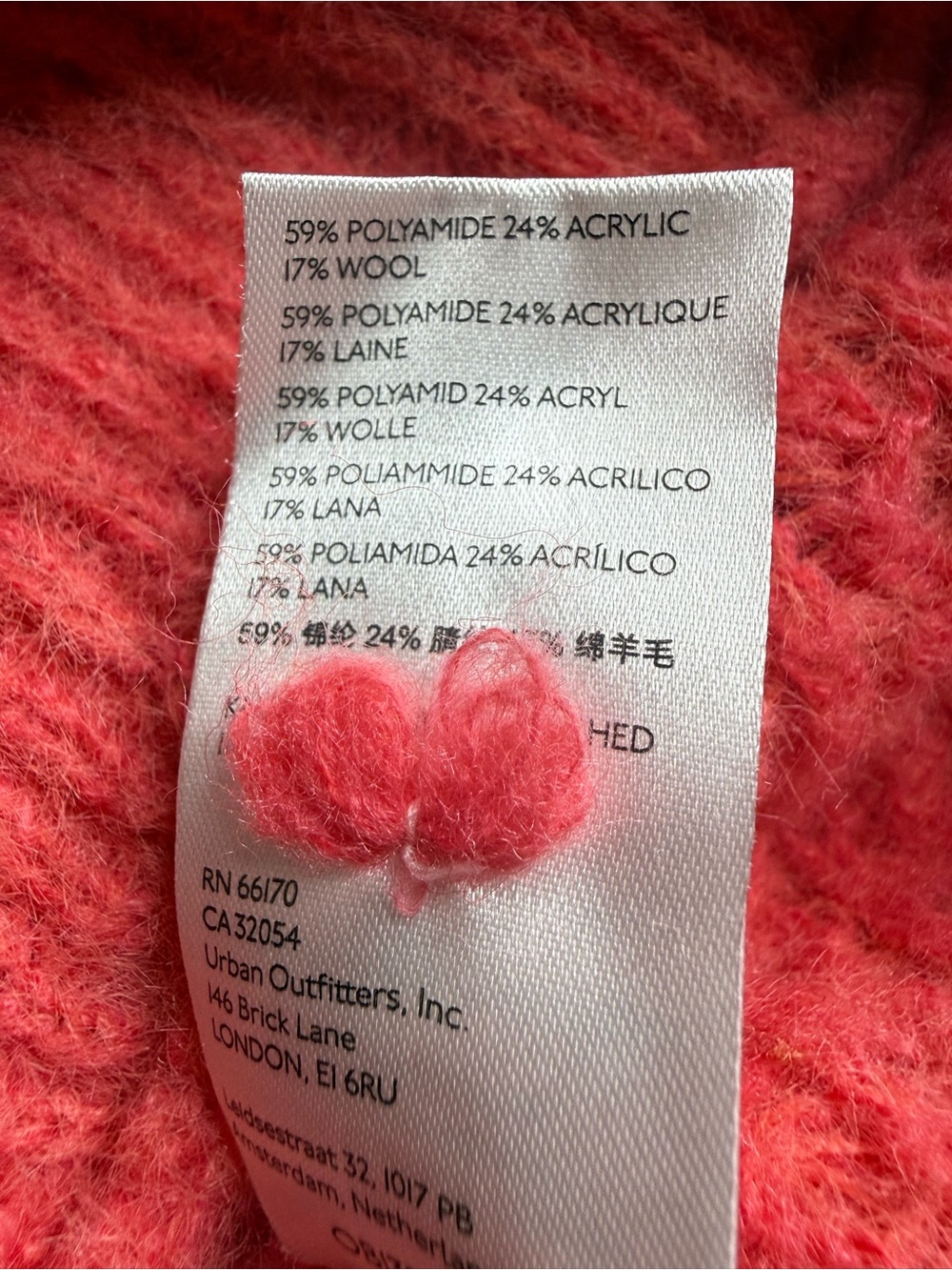 Off-Shoulder Ruffle Trim Sweater - Pink - Picture 6 of 8